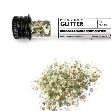 PROJECT GLITTER - kevert szemcsés - BIOLÓGIAILAG LEBOMLÓ GLITTER - Glow with the Flow