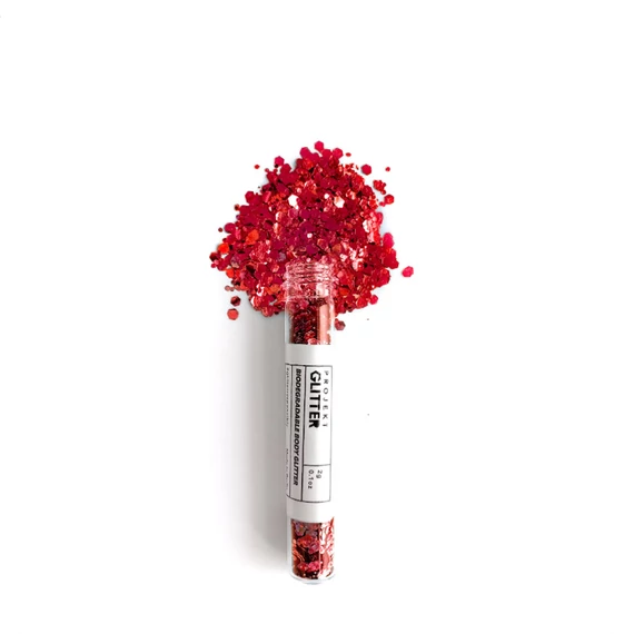 project glitter chunky red