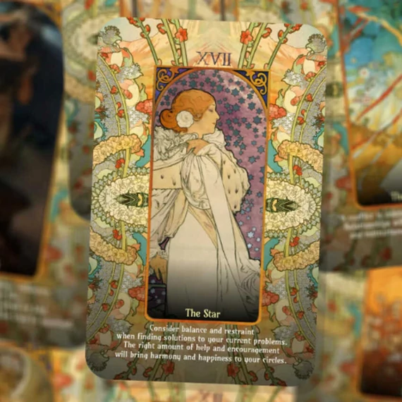 tarot kártya Alphonse Mucha